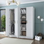 Hanah Home Armario Blanco BA194 - 4574